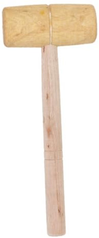 Homoyoyo Carpenter's Mallet Hammer Wood Mallet for Woodworking Jewelry Hammer Sturdy Tool
