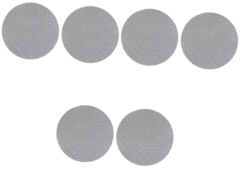 Alipis 6 Pièces Tapis De Gril Tapis De Cuisson Antiadhésifs Engrener Tapis De Cuisson En Maille à Rayons Tapis à Biscuits Valve De Service Du Réfrigérateur Feuille Barbecue