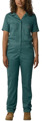 Dickies Lincoln Women's Flex Cooling Short Sleeve Coveralls Overall, Lincoln Green, XXL für Damen, Lincoln grün, XXL
