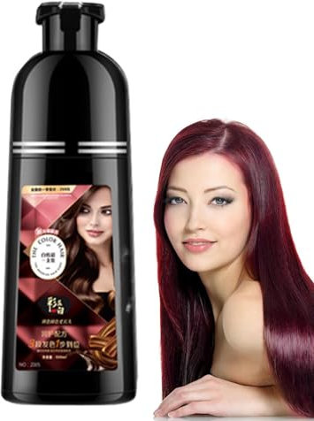 Shampoo tintura per capelli da donna, shampoo per capelli tintura per capelli, shampoo a colori istantaneo in schiuma naturale da 450 ml, cura dei capelli a lunga durata, pulizia profonda e condiziona