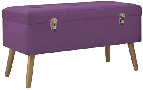 Willood Bank mit Stauraum 80 cm Lila Samt