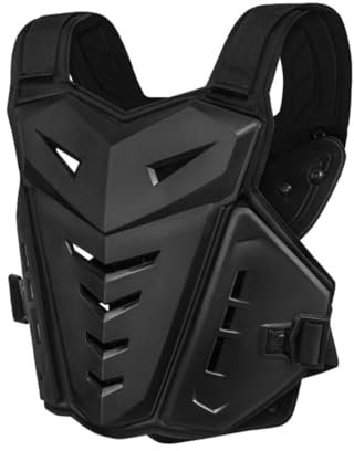 ZhuiKun Armatura Moto Cuscino per Schienale per Motociclismo Paraschiena per Motocicletta Accessori per Equipaggiamento (Nero)