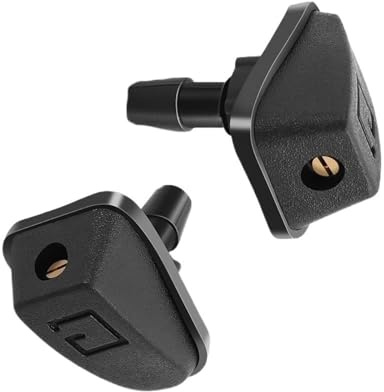 SYBLW Auto Wischer Düse Kompatibel Mit Mercedes, Für Benz, Für AMG, Für W203, Für W210, W211, W124, W202, W204, W205, W212, 2 Stück, Auto-Scheibenwischer, Unterlegscheibe, Sprühdüse, Spritzdüse
