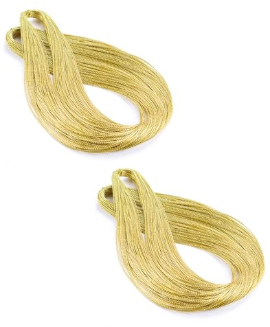 Gold Thread, 200m Gold String, 1mm Gold Twine, Used For Crafts And Decorations, Suitable For Making Packaging, Gift Labels, Handmade Hanging Decorations, Wedding Gift Packaging, Etc