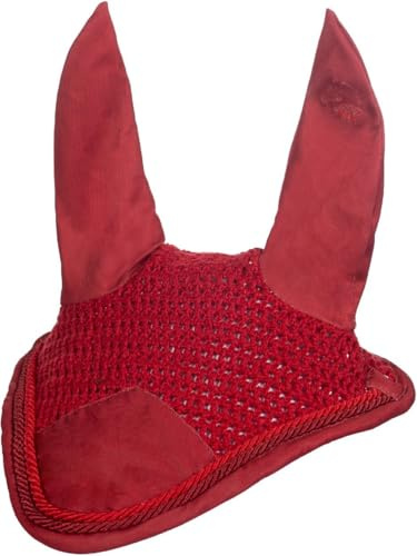 HKM Essentials Fliegenhaube Rot Pony