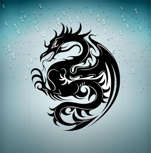 Pegatina Promotion Drache Tribel Dragon Drachen China Celtic Aufkleber Sticker Autoaufkleber Farbe &Größe wählbar Autoaufkleber Tuning