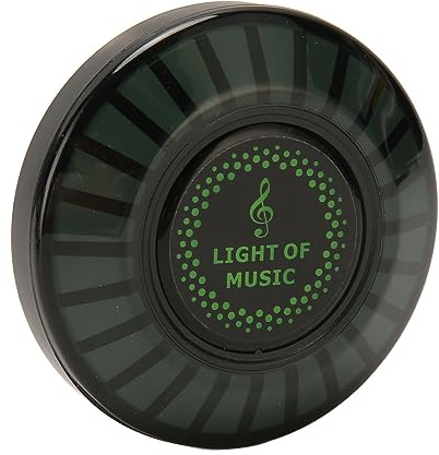 Sharainn Lumière de Contrôle du Son RVB, Diffuseur de Lumière RVB Rond coloré à Commande Vocale avec Diffuseur D'arômes Parfumés pour Voiture et Fête