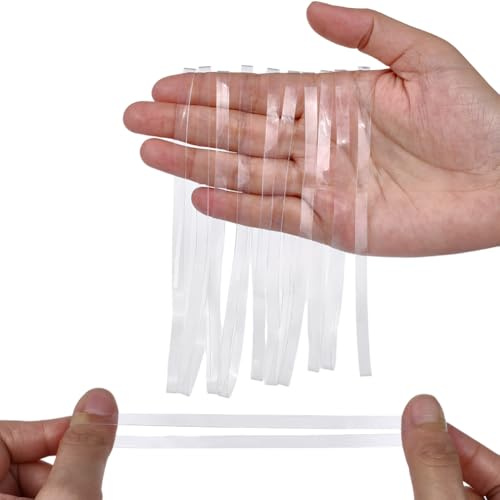 NBEADS 100 st genomskinliga stora gummiband, 5 mm breda tunga bindningsremmar TPU elastiskt band för böcker kamera konst kontorsmaterial kök hem omslagsfästning, Inre diameter:10 cm