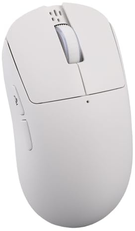 PUSOKEI Mouse AI GPT, Microfono Integrato per Digitazione Vocale/traduzione/ricerca/comando, Mouse Bluetooth 2.4G a 3 modalità con 5 DPI Regolabili (800-4000) per PC Portatili (WHITE)