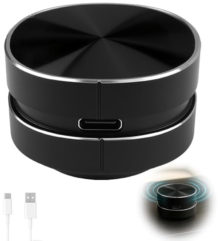 Paicreate Knochenleitungslautsprecher Bluetooth Mini Lautsprecher Tragbarer Stereo mit Saugnapf Wandmontage und DesktopWasserdicht Unterstützt FM Radio für Reisen/Camping/Dusche
