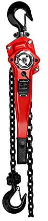 Steinberg Systems Polipasto Elevador Manual De Palanca SBS-FZ 750/2M (Capacidad De Carga: 750 kg, Altura De Elevación: 2 m, Fabricado En Acero)
