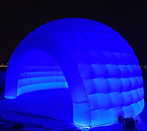Tenda a Cupola Gonfiabile Tenda Igloo Gonfiabile per Eventi di Matrimonio Aziendale Discoteca Tenda per tendone a Cupola Tenda Igloo Gonfiabile con Luci a LED per Spettacoli di No