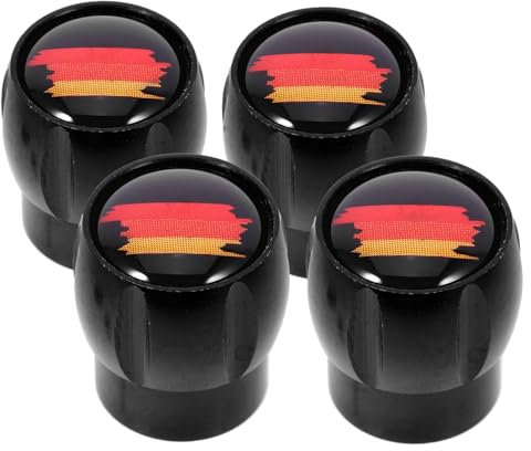 HAWILLOSCH 4stücke Aluminium Alloy Ventilkappen Für Suvs Und Motorräder Einfache Installation Staubdicht Und Langlebig Schützt Reifenventile Und Hält Reifendruck Stabil