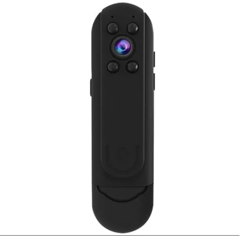 DRAUXI Mini videocamera HD digitale Micro DV grandangolare con rilevamento del movimento, registrazione in loop, doppia clip posteriore Escursionismo, camminata(1080P WIFI Camera)