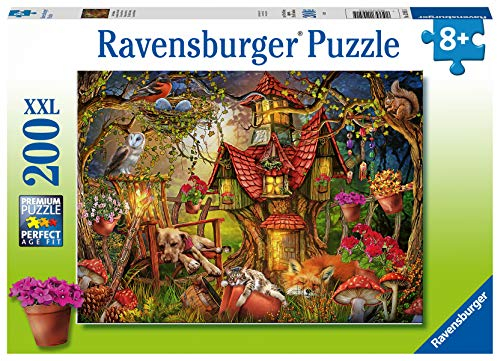 Ravensburger Kinderpuzzle - 12951 Das Waldhaus - Puzzle für Kinder ab 8 Jahren, mit 200 Teilen im XXL-Format