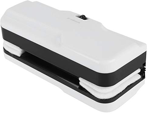 Alvinlite Fensterreiniger, magnetischer Fensterreiniger Einstellbares doppelseitiges Glaswischer-Reinigungswerkzeug(White)
