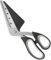 Pizzaschere Pizzamesser Pizzaschneider mit Pizza-Heber, Schneider Messer Servierer integrierter Pizzaschaufel 27cm