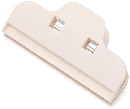 4 piezas de accesorios de pintura de diamante clips de plástico práctico punto de cruz bordado herramientas de fijación de almacenamiento sellado abrazadera (beige)