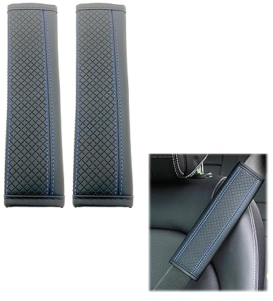 OHYER 2 Stück Autogurt gurtpolster auto gurtschoner tasche Polster Gurtschoner Gurtpolster sicherheitsgurt kissen erwachsene Kann für Gepäck mit Gurten wie Autos LKW Laptoptaschen usw verwendet werden