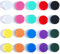 DUJEQM Magnete für Magnettafel Kühlschrankmagnete, 20 Stück 10 Farben Magnet Magnete Stark Magnete Kühlschrank Mini Magnete Klein Whiteboard Magnete Bunt Rund Magneten für Tafel, Kühlschrank, Pinnwand