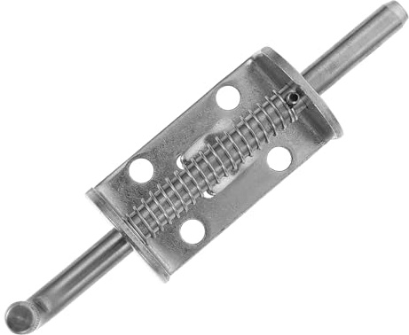 Loquet de Porte en Acier Inoxydable Argenté, Verrou Robuste 1 Pièce