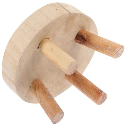 HEMOTON Sgabello in Legno Portavasi Portafiori in Legno Supporto per Piante Decorazione per Balcone e Cortile e Durevole