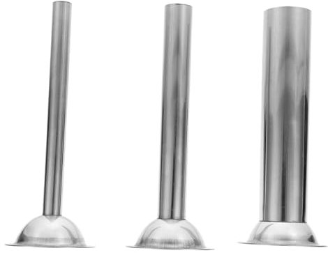 PartyKindom 3pcs Manual Sausage Maker Sausage Skin Filler Tube Grinder for Home Use