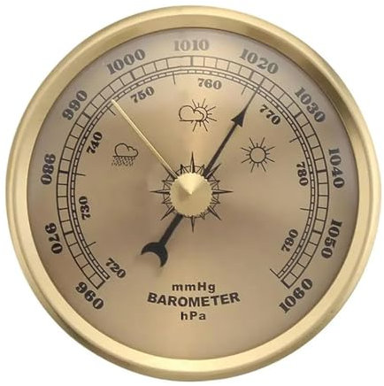 Barómetros mecánicos de presión atmosférica grandes de 70 mm de alta precisión para entusiastas de la meteorología