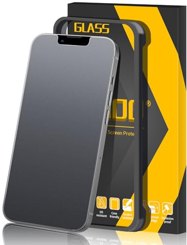 JEHOO 2 Pezzi per iPhone 13/13 Pro/iPhone 14/16e Pellicola Opaca, Vetro Temperato Antiriflesso Pellicola Protettiva, Matt Protezione Schermo,Senza Bolle, Durezza 9H