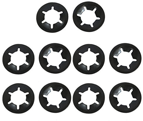 Sourcingmap 10 pcs 10 mm x 20 mm interne dent Starlock étoile verrouillage Verrou Rondelles