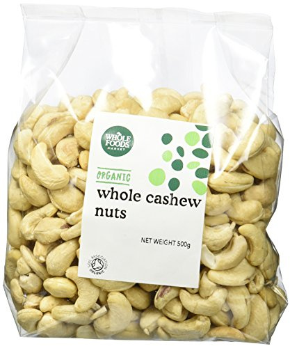 Fresh and Wild Org Cashews Whole, 500g