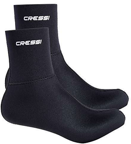Cressi Black Neoprene Socks Resilient 3mm S