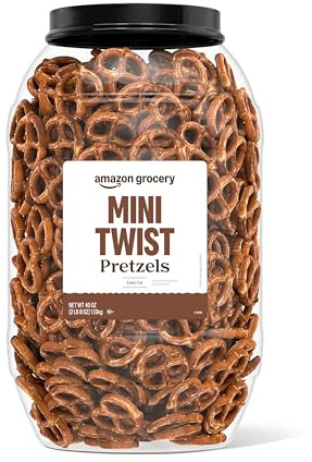 Amazon Grocery, Mini Twist Pretzels, 40 Oz (Previously Happy Belly, Packaging May Vary)
