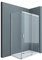 doporro Box Doccia Angolare 90x120x195cm Cromato Cabina Doccia con Porta Scorrevole in Vetro di Sicurezza ESG Trasparente Rivestimento Easy-Clean, Inclusa Piatto Doccia, Ravenna18k