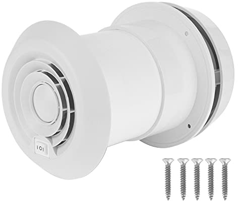 Fydun RV Fan, 12V Exhaust Fan Dome Top‑Mounted Mute Cooling Air Vent Strong Wind for RV Boat Home Vehicle Accessory