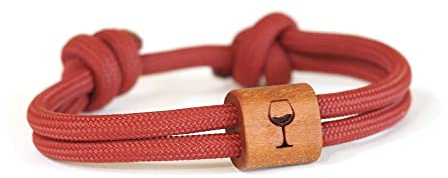 myGreta Surferarmband mit Holz, Wein, Holzschmuck, Segeltau, Liebe, Meer