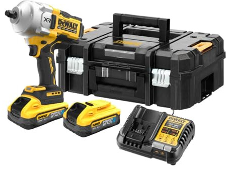 DeWALT Cordless impact screwdriver DCF961H2T-QW 18V 5Ah, rotary impact screwdriver 1626Nm max. fixed torque