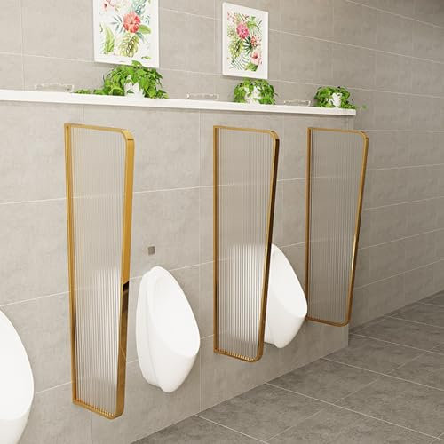 Urinal Schamwand,vorwandelement Wc,toilette Trennwände,Toiletten Trennwand,WC Trennwand, Urinal-Trennwand,bodenstehende Urinal-Schallwand Für Erwachsene,Urinal-Sichtschutz,kreative Trennwand ( Color :