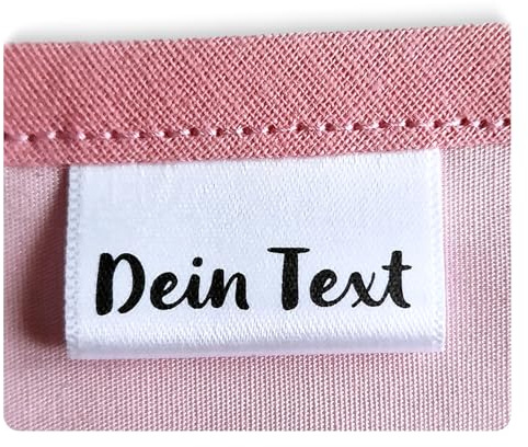 Personalisierte Label zum Einnähen, Faltbare Etiketten zum Annähen, Webetiketten handmade, Stofflabel für Handgemachtes, Logoetiketten für selbstgenähte Kleidung oder Dekoration, Textiletiketten