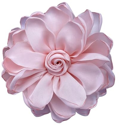 Harilla 10cm Blume Brosche Elegante Revers Pins für Mama Brautjungfer Damen Braut