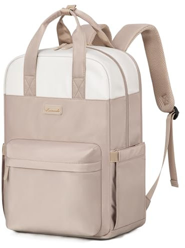 LOVEVOOK School Backpack Womens Teenager Girls, Rucksack Back Packs for 15.6inch Laptop, Work Laptop Bags for Women Ladies, Lightweight Backpacks for Travel College University