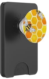Honeycombs Soft Drop PopSockets PopWallet for MagSafe