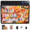 GOODTEL Nouvelle Tablette 11 Pouces 16Go RAM + 256Go ROM (1To TF), Android 5G + 2.4G WiFi, 8600 mAh, GPS, 13MP+5MP, 2K Écran 2000 * 1200, 2.0Ghz Cores,Tablette Tactitle avec étui- Noir