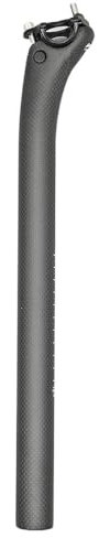 DONGLING SattelstüTze MTB Carbon Sattelstütze 25.4/27.2/30.8/31,6mm Berg/Rennrad Sattelstütze 3K Matt/Glanz Fahrrad Teile SattelstüTze Gefedert(Matte 31.6X400mm)