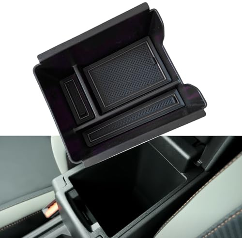 Z.MYUKI】Duster 3 Mittelkonsole Ablagefach für Dacia Duster 3 2024-2025 2026 Zubehör Armlehne Aufbewahrungsbox Organizer (Ohne Handbremse, Schwarz)
