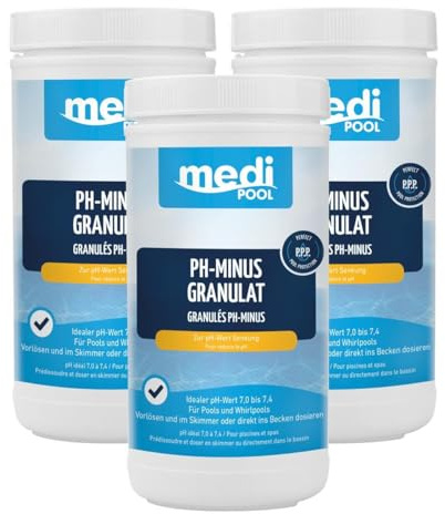 Medipool pH-Minus Granulat 3X 1,5 kg