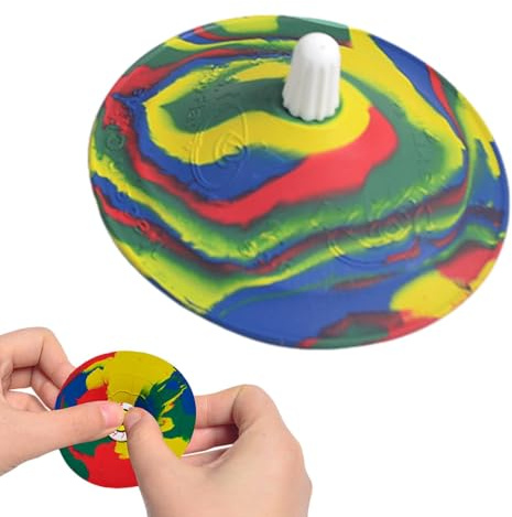 Giratorio de Goma para rebotar, diseño Antideslizante, Bola de Rebote de Colores | Juego de Actividades Deportivas, Entretenimiento energético, Juego al Aire Libre para niños, Viajes, hogar