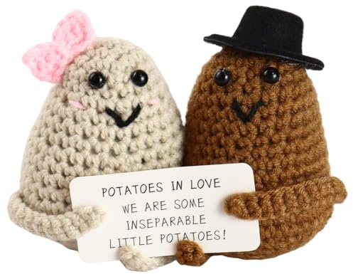EIHI Patata positiva,regalo matrimonio,Valentino Compleanno Matrimonio Nozze, Ti Amo, Ricordo di Coppia,Uomo Marito Donna Fidanzato,Festa del Cuore,Sorpresa d’Amore,regalo anniversario matrimonio