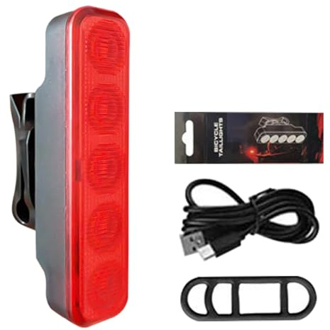 Tail Light for Bike | Scooter Taillights Signals Light - Waterproof Cycling Accessories Rechargeable Brake Warning Lamp for Adult Kids Men Women Cycle Scooter