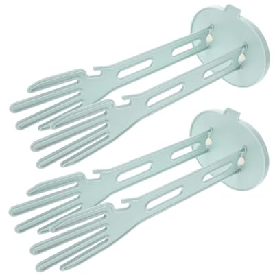 Cabilock 2pcs Kitchen Glove Rack with Detachable Design for Easy Use Reusable Glove Dryer and Dish Rag Holder No-drill Installation Versatile Countertop Organizer for Washing Up and Drying